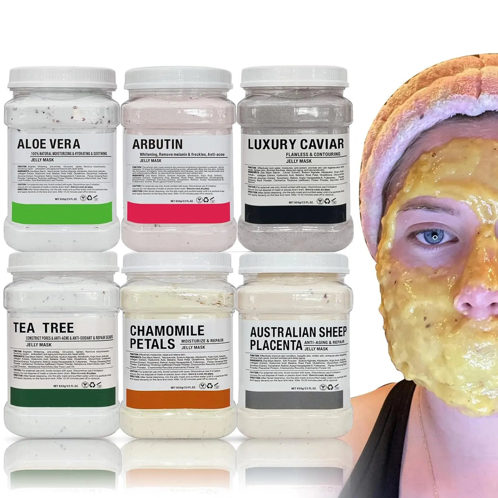 6 PCS Jelly Mask Professional Beauty Salon For Facial Skin Care