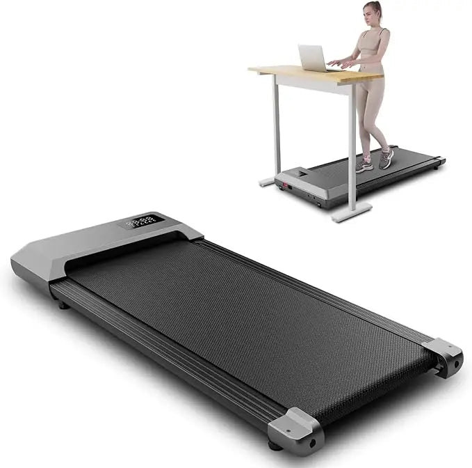2-in-1 Home/Office 2.5 HP Walking Treadmill, for Small Spaces with APP & Remote Control