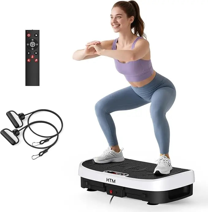 Vibration Plate Fat Burning Fitness Platform, Whole Body, 120 Levels, Home Gym Equipment, Weight Loss, Muscle Relax, and Exercise Board
