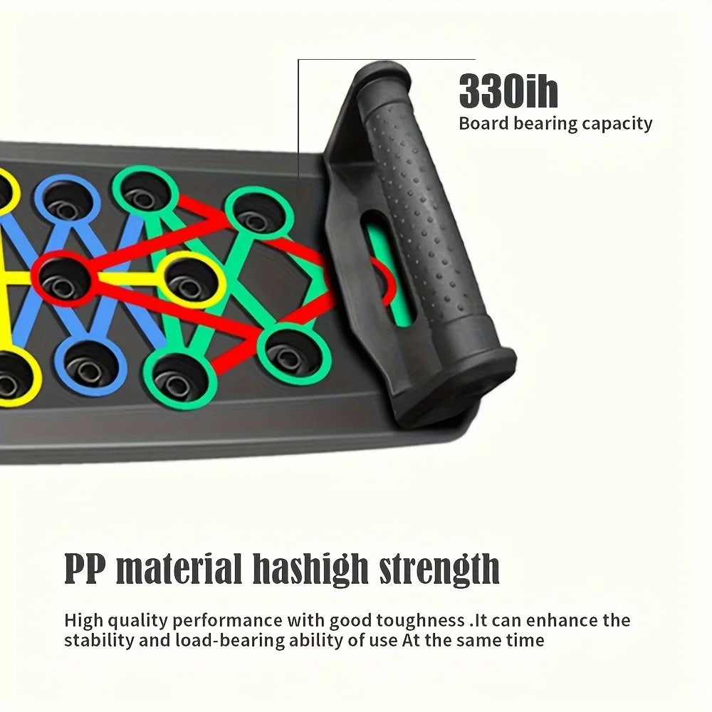 Adjustable Push-Up Board – Portable PP for Chest & Triceps Training, Compact Home and Travel Gym Gear