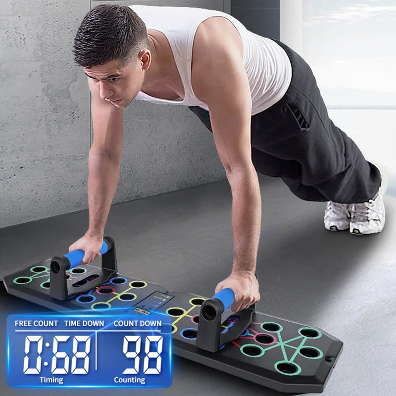 Portable Foldable Push-up Board Set with Ergonomic Handles