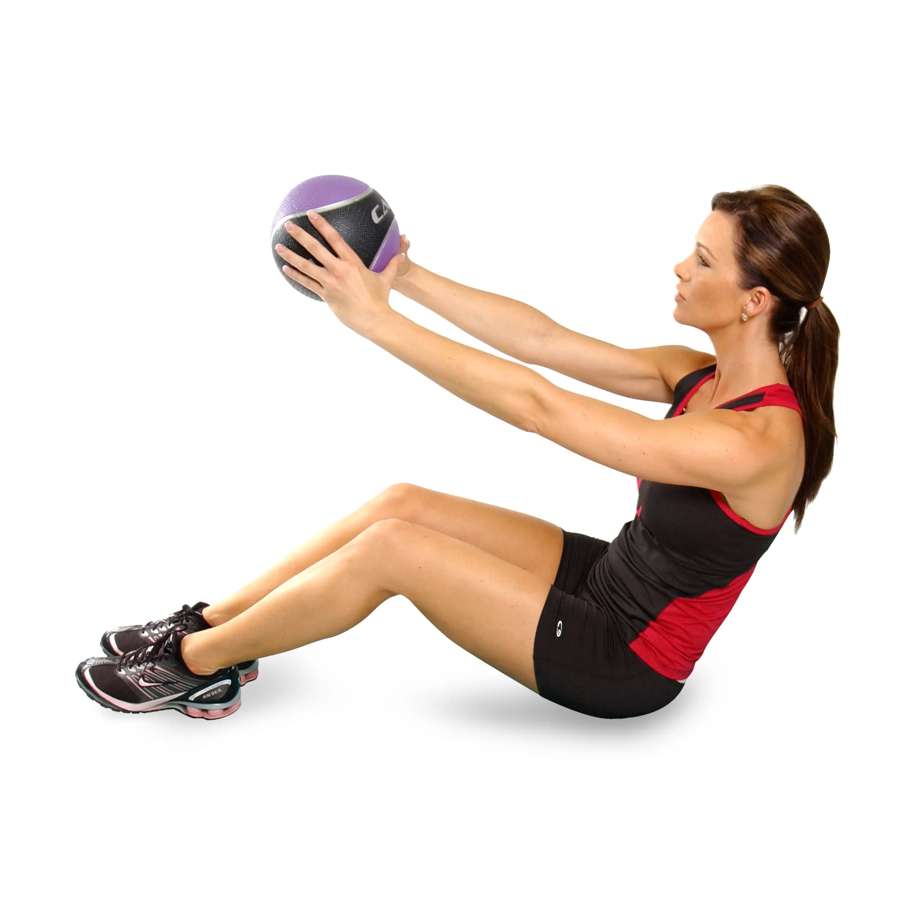 8lb Medicine Ball, Textured Grip for Strength Training, CrossFit, Gym Workouts, Durable & Bounce Resistant