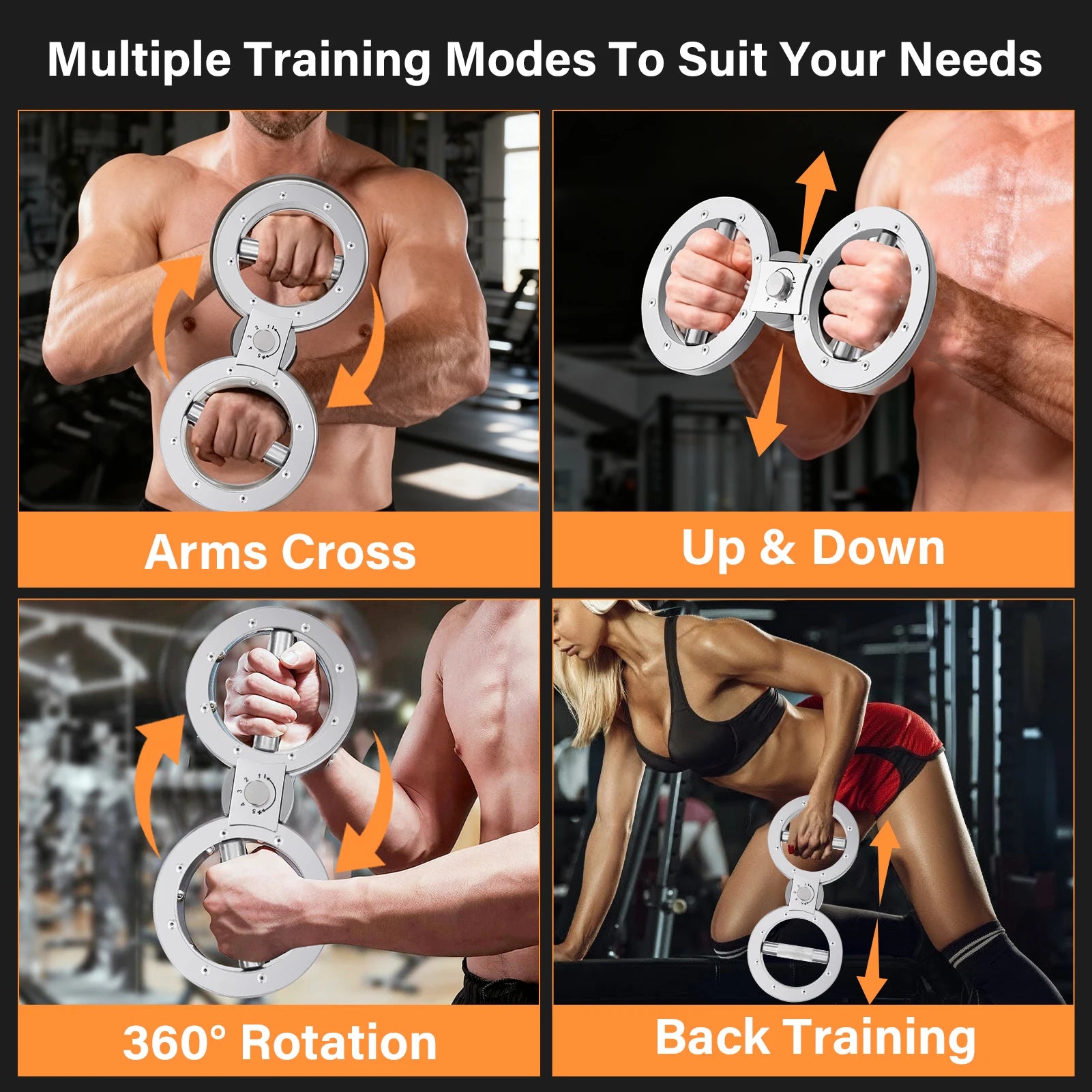 Rotator forearm Multifunctional Grip Strength Trainer, 8 to 15 Pounds Adjustable