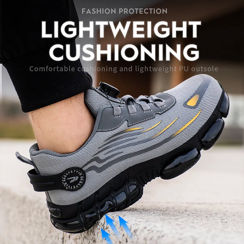 Breathable lace-free soft sole comfortable, anti-smash, anti-puncture shoes