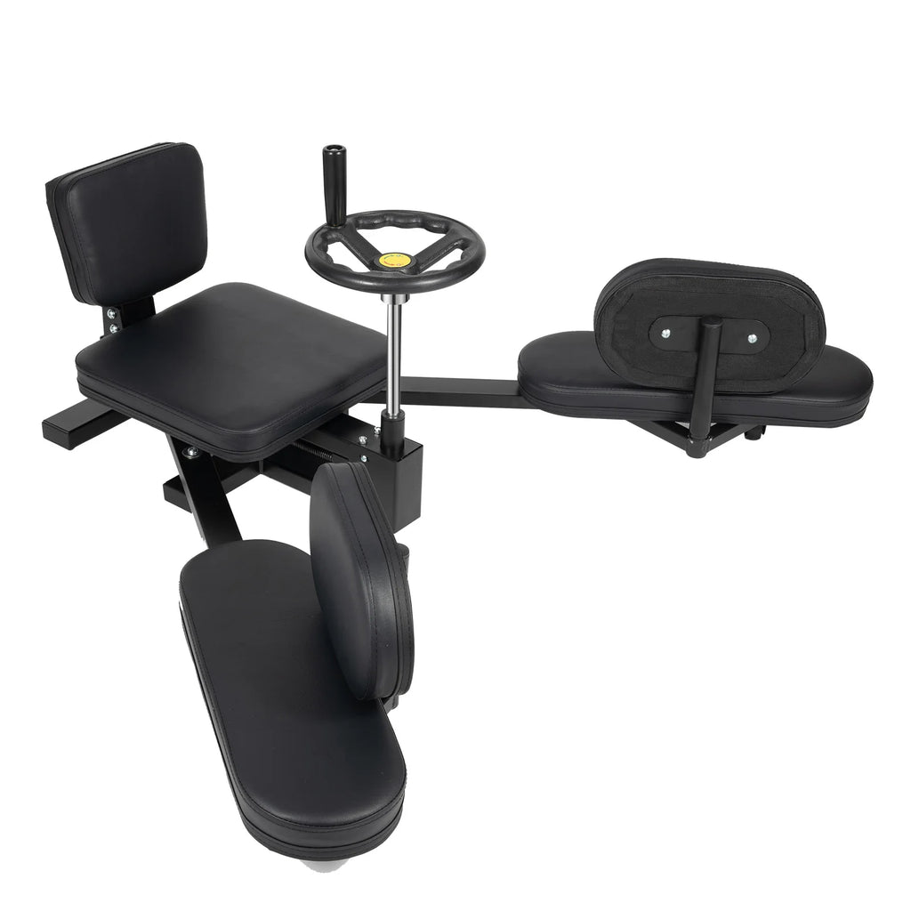 Leg Stretcher Machine 180° Split Trainer with Backrest, Silent Rollers for Home Gym and Yoga