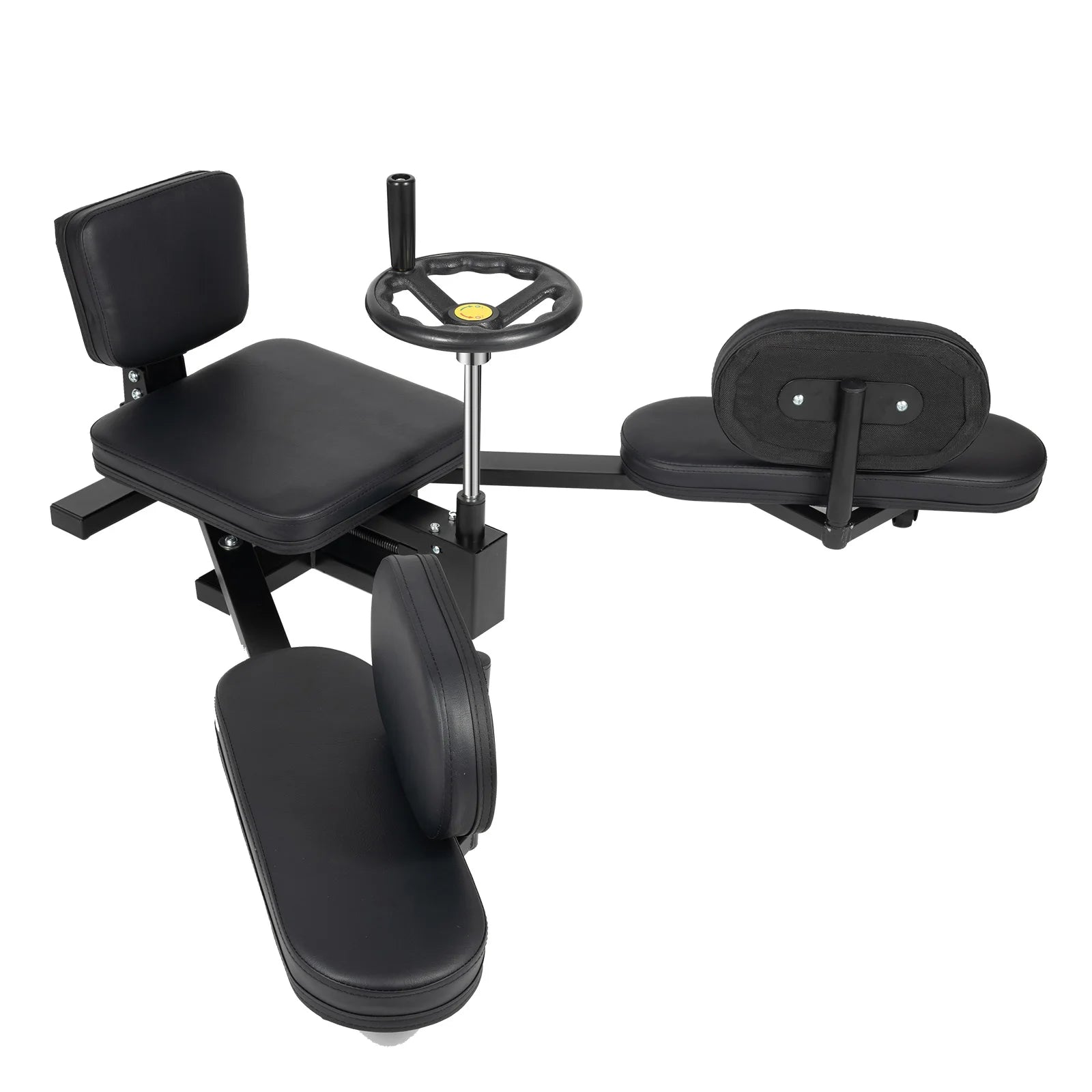 Leg Stretcher Machine 180° Split Trainer with Backrest, Silent Rollers for Home Gym and Yoga