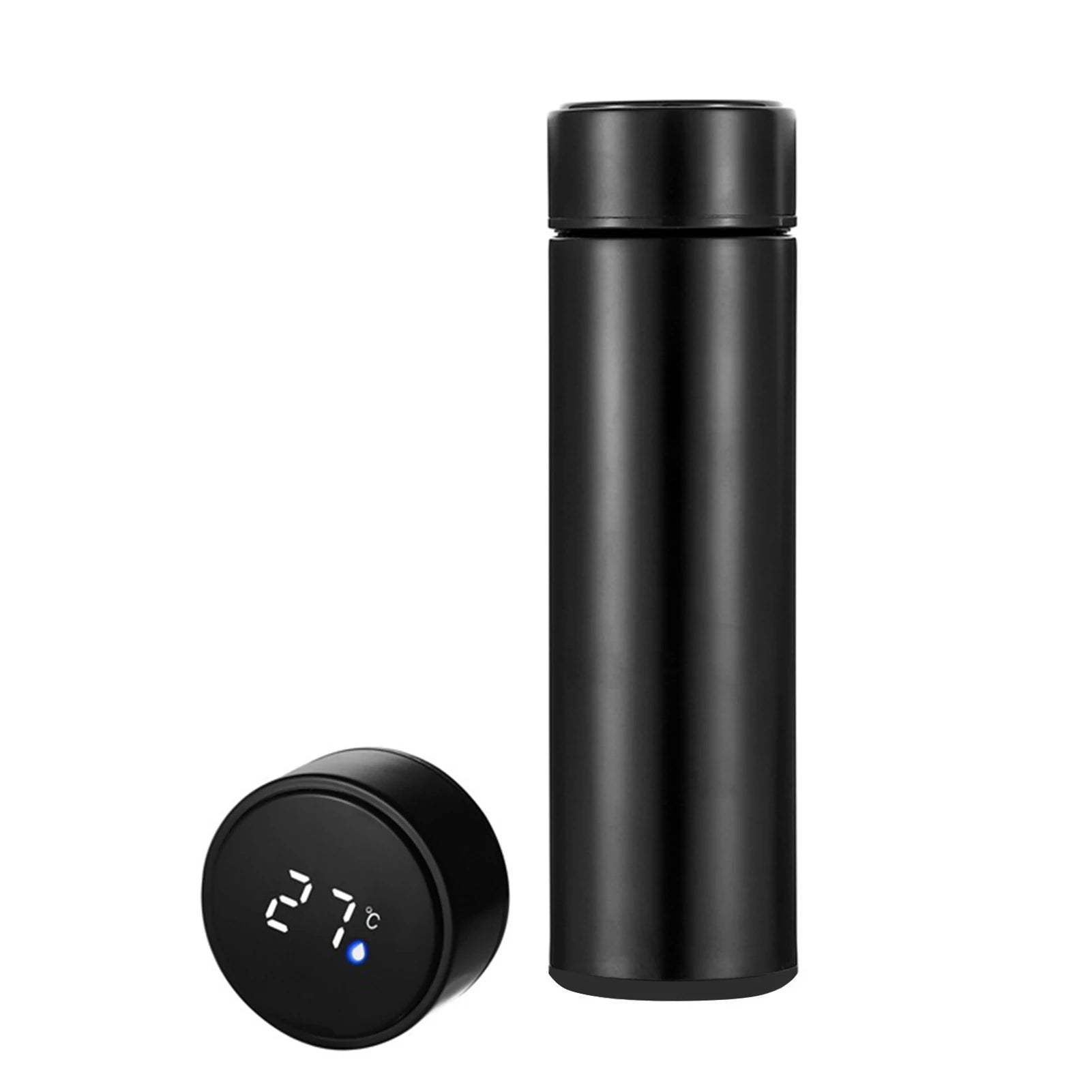 500ml Smart Vacuum, Insulated, Stainless Steel Water Bottle. LED Temperature Display, Spill Proof, Portable, for Home Travel Sports