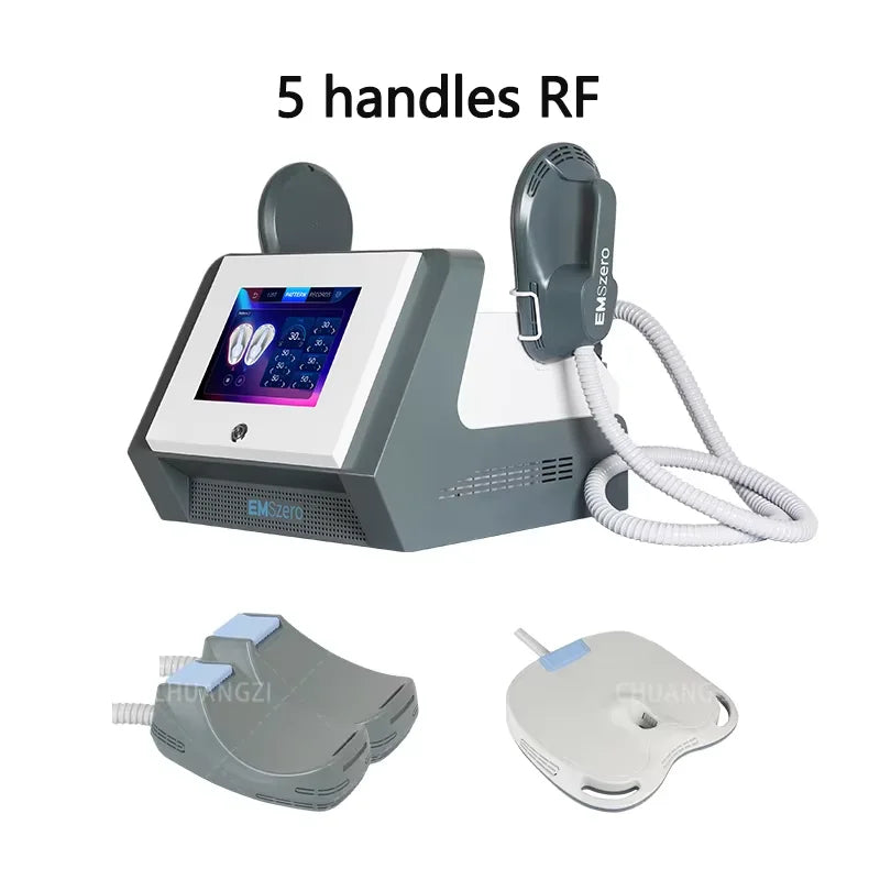 Body Sculpt Machine RF Sculpting, Weight Loss, Burning Fat, Slimming, Muscle Stimulation Equipment, and 6500W HI-EMT EMS zero