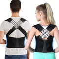 Adjustable Full Back Brace Posture Support, Shoulder Corrector for Women and Men