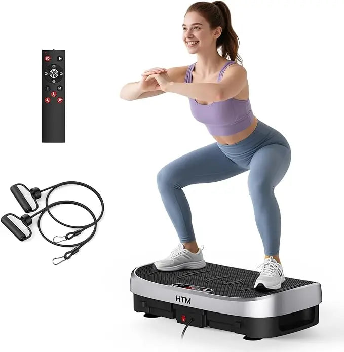 Vibration Plate Fat Burning Fitness Platform, Whole Body, 120 Levels, Home Gym Equipment, Weight Loss, Muscle Relax, and Exercise Board