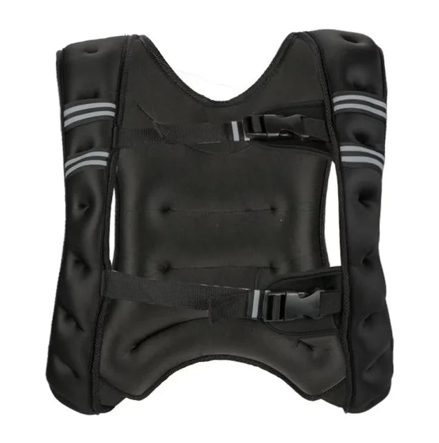 Workout and Training Weighted Vest for Men and Women, 12 -30 Lbs Weights Included