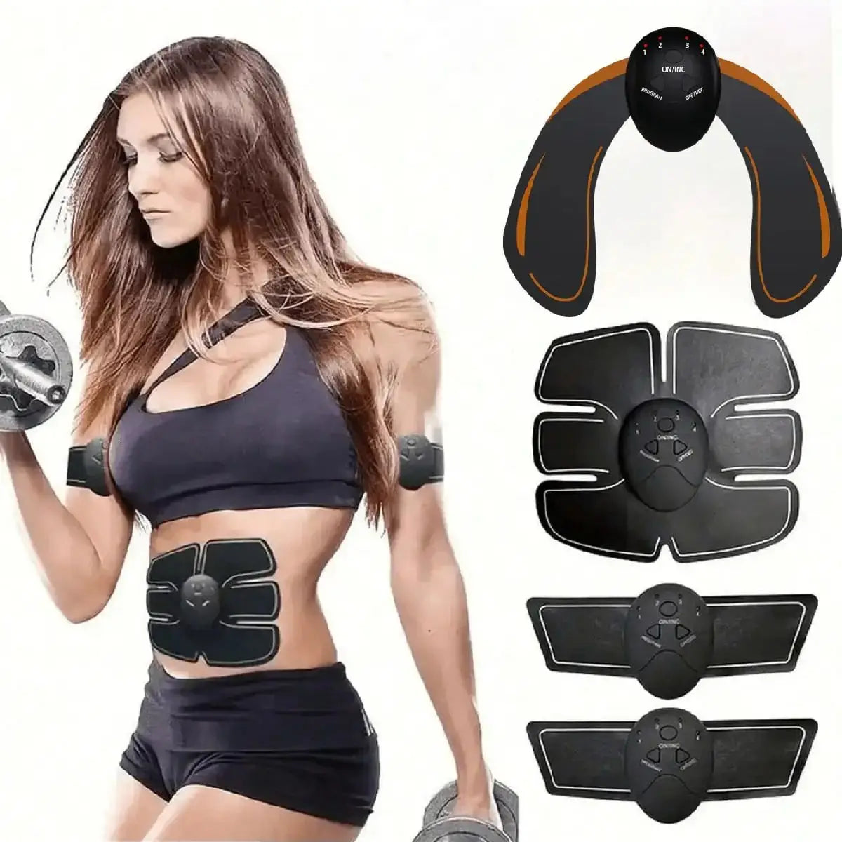 EMS Hip Muscle Stimulator, Fitness Weightlifting, Hip Abdominal, Arm, Leg Trainer Massage
