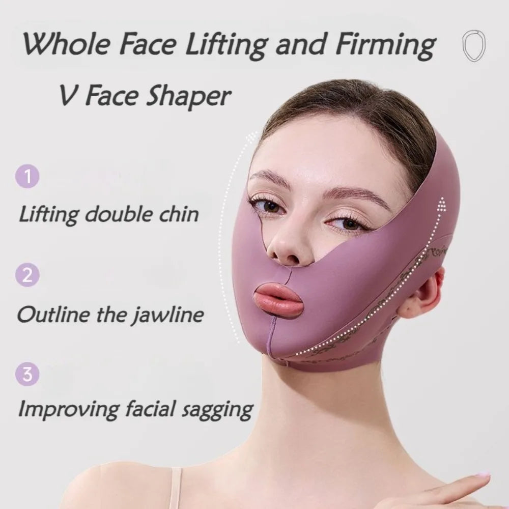 Upgraded Face Slimming V Line Face Shaper, Chin, and Cheek Lifting. Anti Wrinkle Band Facial Massage Skin Care