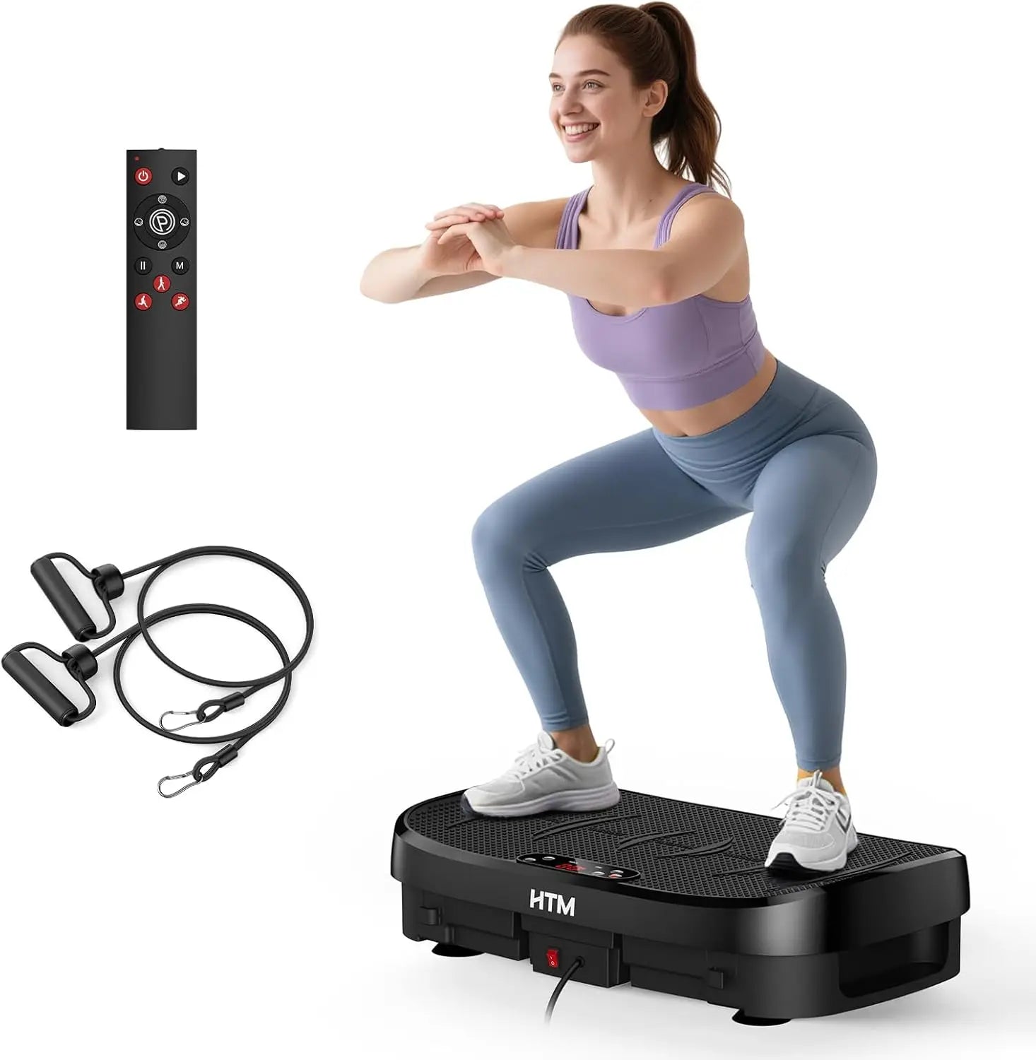 Vibration Plate Fat Burning Fitness Platform, Whole Body, 120 Levels, Home Gym Equipment, Weight Loss, Muscle Relax, and Exercise Board