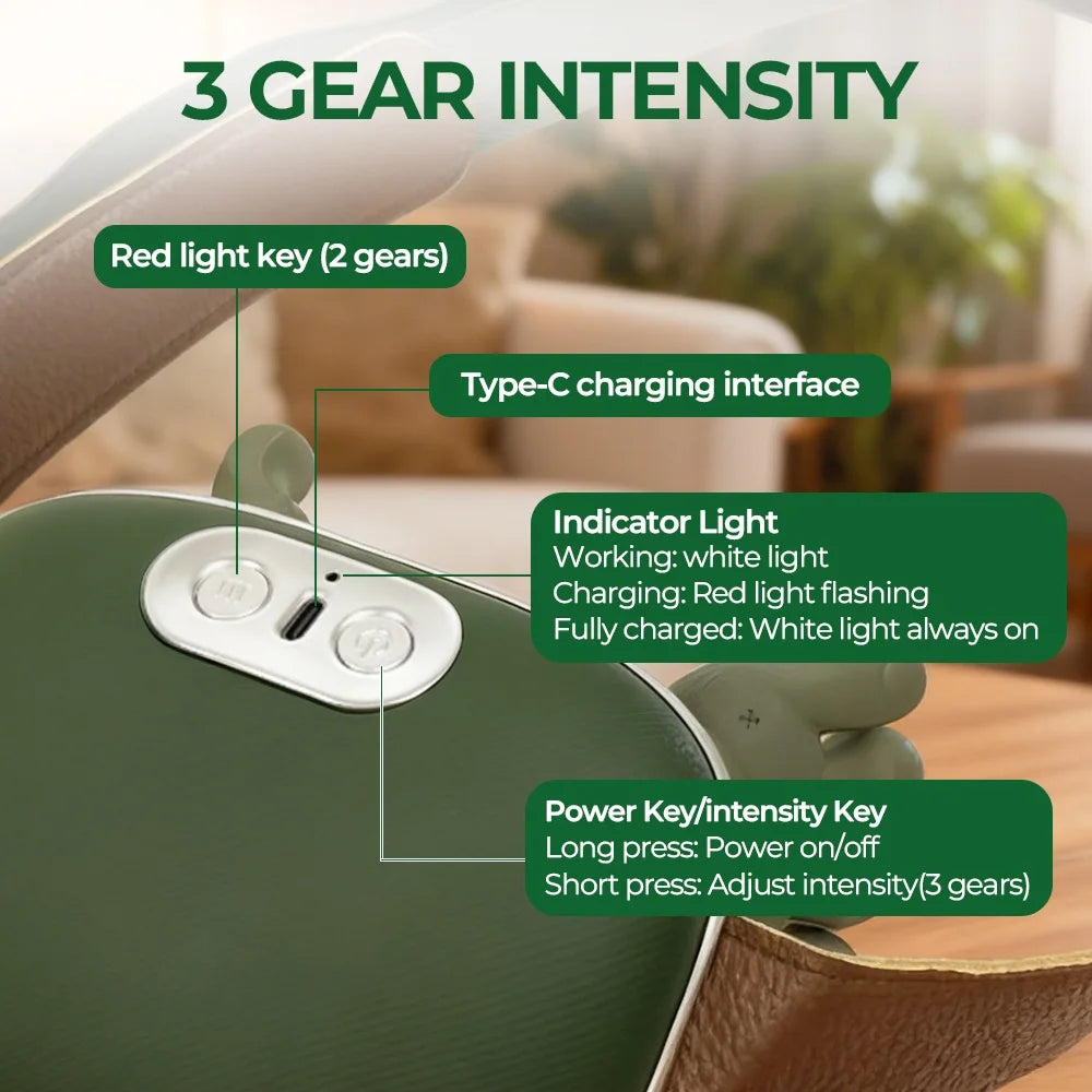 Bionic Finger Neck Shoulder Massager with Wireless 4D Kneading for Body, Back, Hand Massage with Shawl Brushless Motor