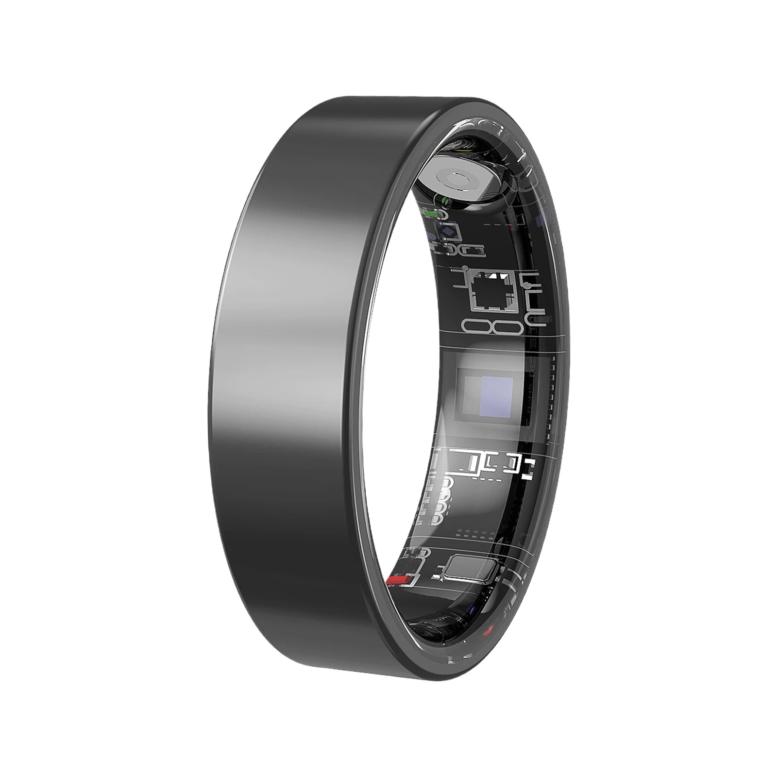 Smart Ring with Charging Case, Heart Rate, Oxygen Monitoring, Temperature Monitor, Waterproof for Android and IOS