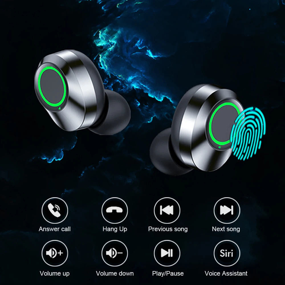 Wireless Bluetooth Earphones/Headphones HiFi Earbuds With Built-in Microphone HD Calling