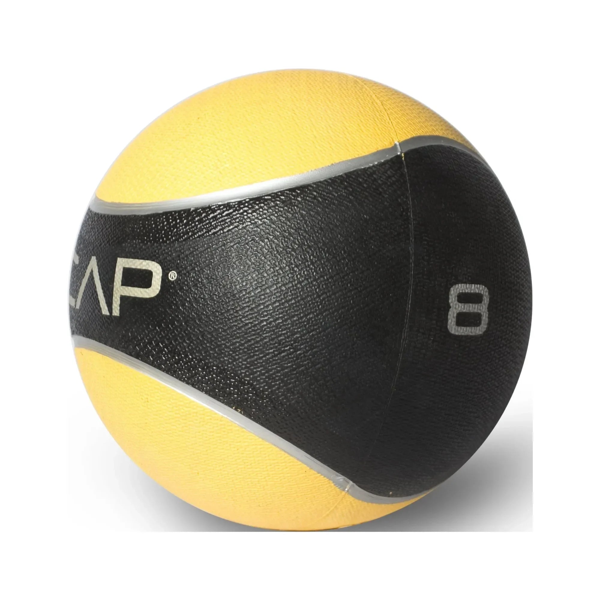 8lb Medicine Ball, Textured Grip for Strength Training, CrossFit, Gym Workouts, Durable & Bounce Resistant