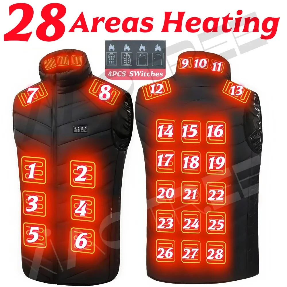 Heated Vest Men and Women Electric usb Thermal Jacket/Vest