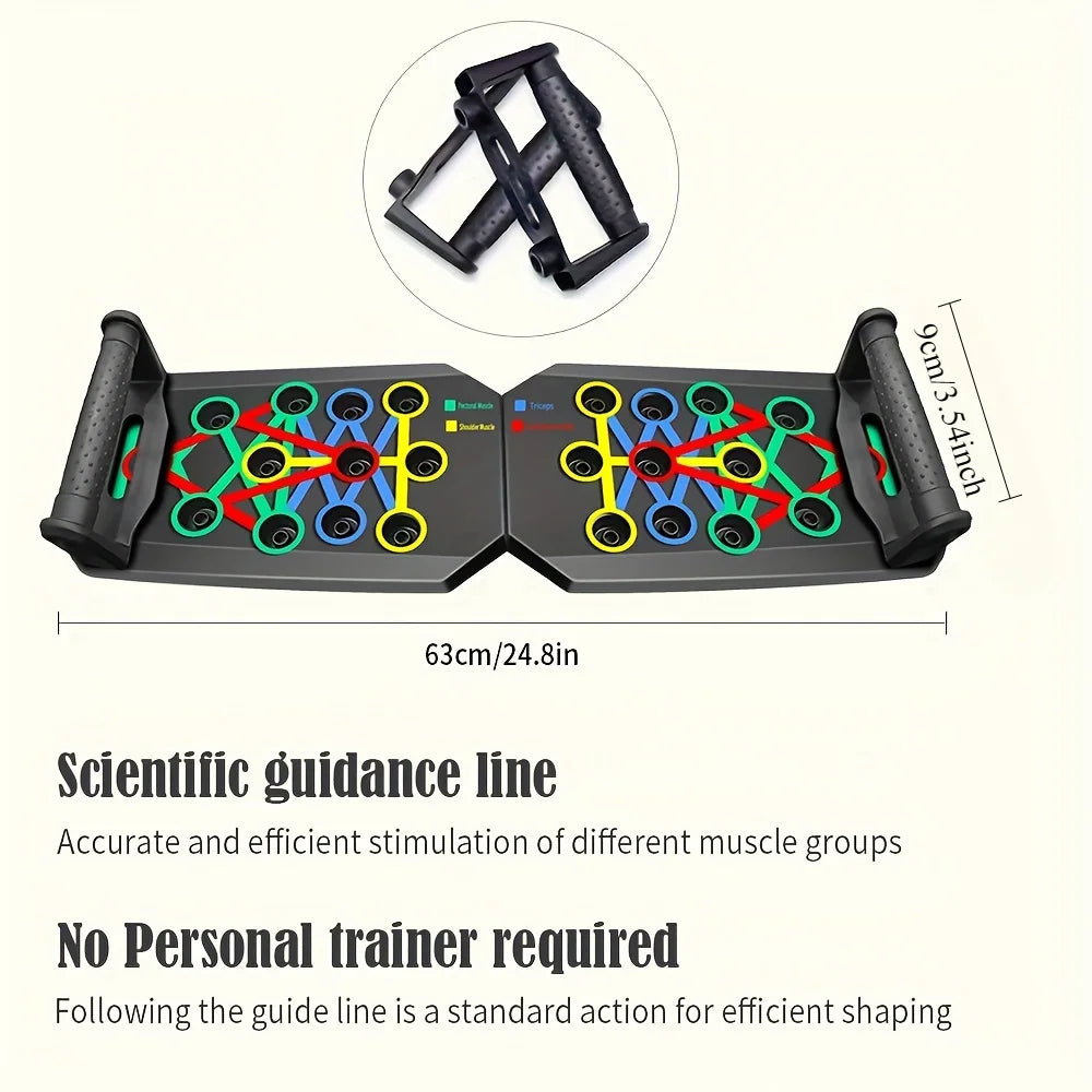 Adjustable Push-Up Board – Portable PP for Chest & Triceps Training, Compact Home and Travel Gym Gear