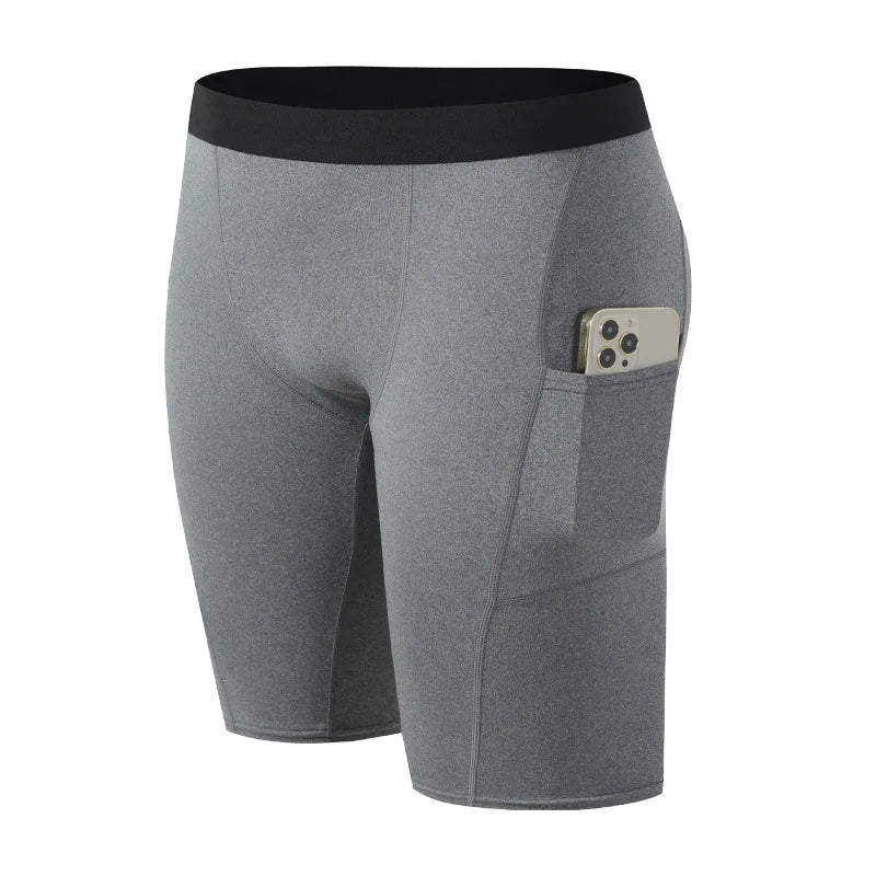 Lightweight, performance-focused compression shorts featuring a supportive fit and convenient side pocket. Designed for training, running, and active lifestyles, they provide flexibility, breathability, and all-day comfort.
