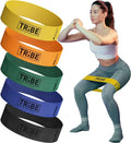 5-Level Fabric Resistance Bands Set for Glutes, Legs & Home Workouts - Durable & Comfortable