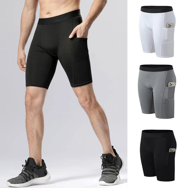 Lightweight, performance-focused compression shorts featuring a supportive fit and convenient side pocket. Designed for training, running, and active lifestyles, they provide flexibility, breathability, and all-day comfort.