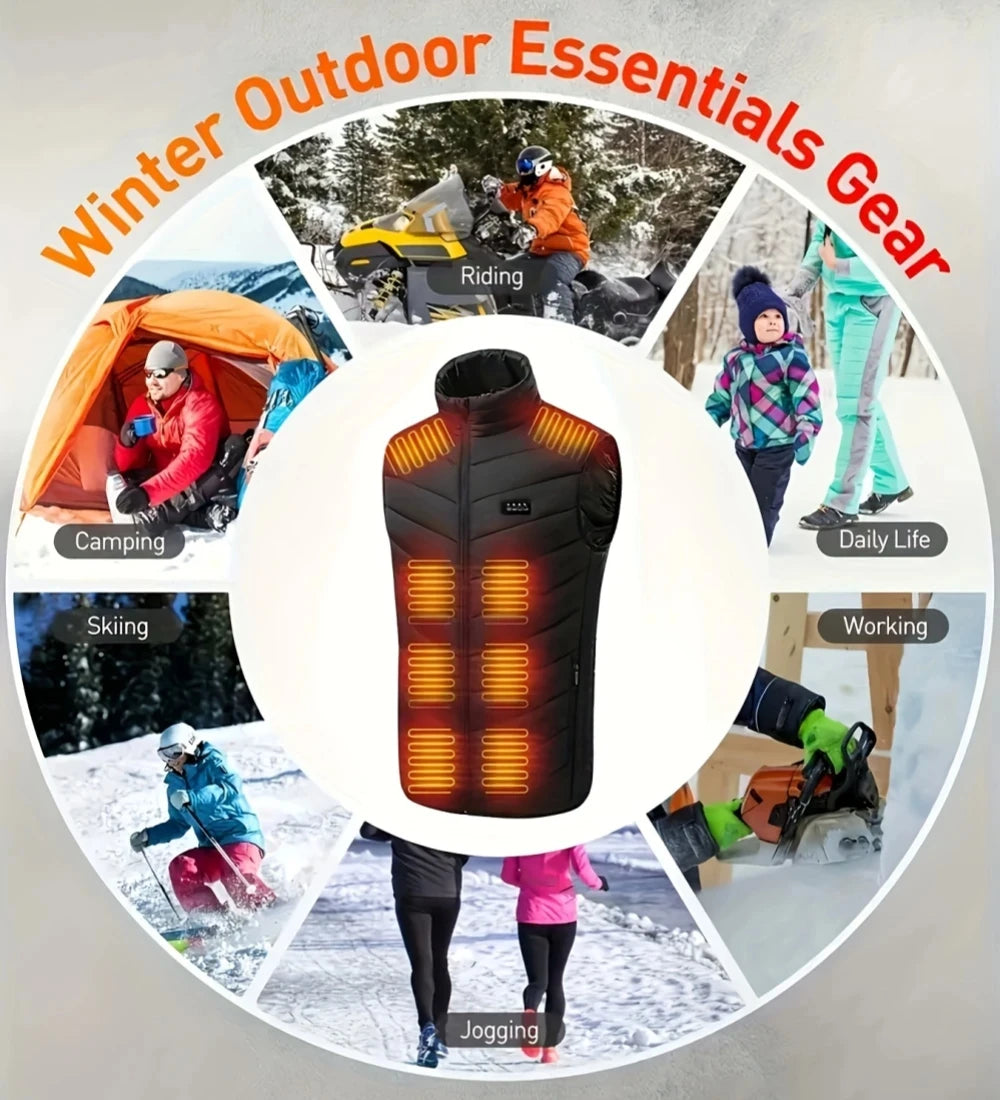 Heated Vest Men and Women Electric usb Thermal Jacket/Vest